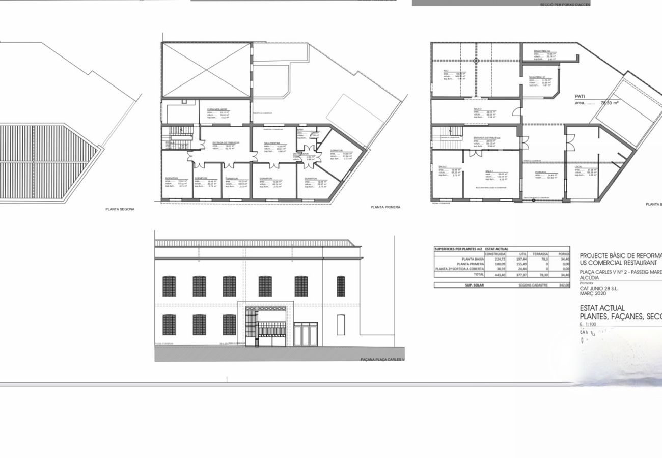 Local comercial en Alcúdia - Proyecto restaurante Alcudia