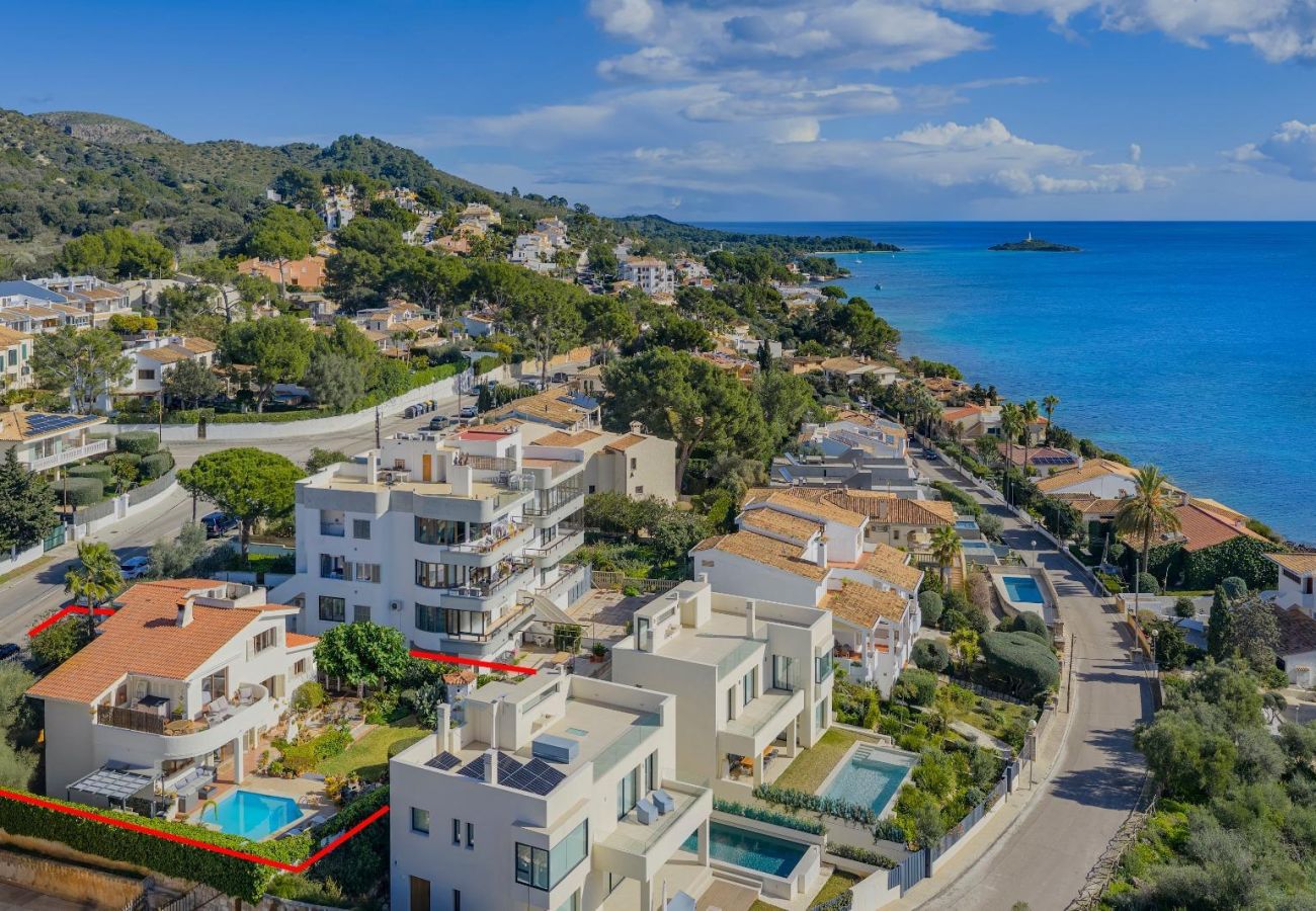 freistehendes Haus in Alcúdia - Chalet unifamiliar con vistas al mar en Alcanada