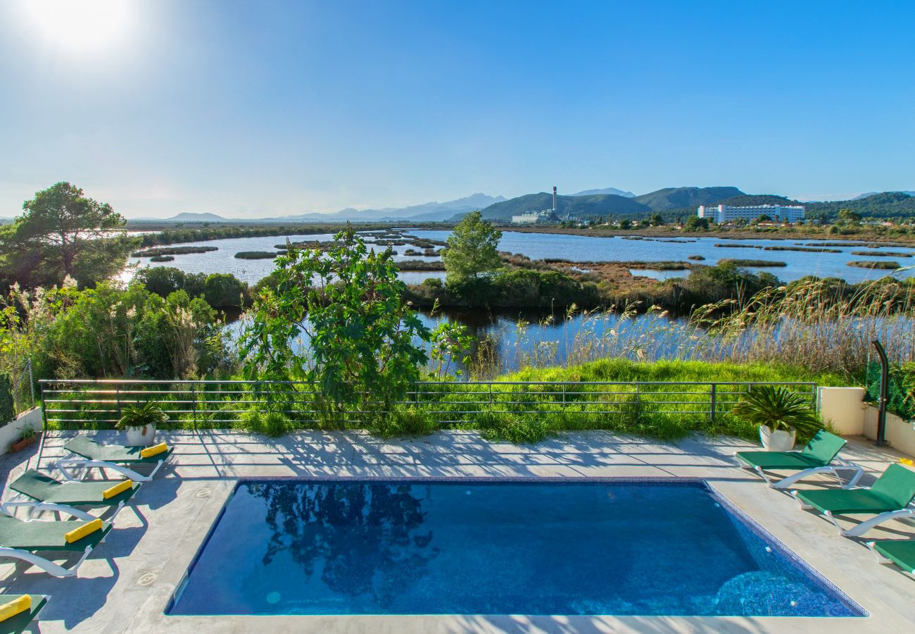 LAKE VILLAGE House für 8 150 Meter von Playa Alcudia PLAYA DE MURO, STRAND, POOL, FAMILIE, MALLORCA