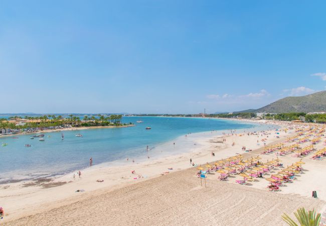Fotos  Alcudia Strand mit der Drohne Fotos  Alcudia Strand mit der Drohne